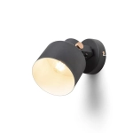 CELEIA natynkowa czarna matowa miedź szczotkowana 230V LED E27 11W R13902 Rendl light studio
