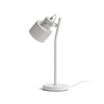 CELEIA stołowa biała matowa nikiel mat 230V LED E27 11W R13903 Rendl light studio