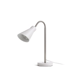ANIKA stołowa biała matowa nikiel mat 230V LED E27 15W R13905 Rendl light studio