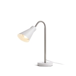 ANIKA stołowa biała matowa nikiel mat 230V LED E27 15W R13905 Rendl light studio
