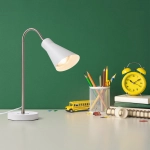 ANIKA stołowa biała matowa nikiel mat 230V LED E27 15W R13905 Rendl light studio