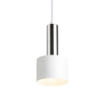 GIULIA 12 wisząca biała chrom 230V LED E27 11W R13908 Rendl light studio