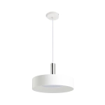 GIULIA 40 wisząca biała chrom 230V LED E27 30W R13912 Rendl light studio