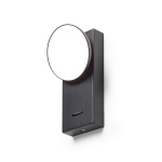 ELISEO ścienna czarna 230V LED 5W 3000K R13915 Rendl light studio