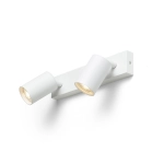 DUDE II natynkowa biała 230V LED GU10 2x9W R13922 Rendl light studio