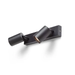 DUDE II natynkowa czarna 230V LED GU10 2x9W R13923 Rendl light studio