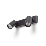 DUDE II natynkowa czarna 230V LED GU10 2x9W R13923 Rendl light studio