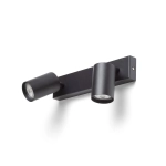DUDE II natynkowa czarna 230V LED GU10 2x9W R13923 Rendl light studio