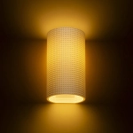 CALLUM RD2 250 ścienna biała Eco PLA 230V LED E27 15W R13999 Rendl light studio