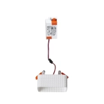 MARENGA SQB1 40 wpuszczana biała Eco PLA 230V LED 6W 3000K R14016 Rendl light studio