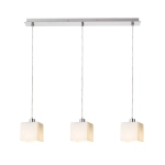 DADOS III 60 wisząca szkło opalowe/nikiel mat 230V LED E27 3x11W R14019 Rendl light studio