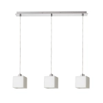DADOS III 60 wisząca szkło opalowe/nikiel mat 230V LED E27 3x11W R14019 Rendl light studio