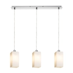 LIZ III 60 wisząca szkło opalowe/chrom 230V LED E27 3x15W R14024 Rendl light studio