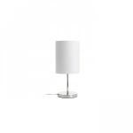 NYC/RON 15/20 stołowa Polycotton biała/chrom 230V LED E27 15W R14055 Rendl light studio