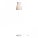 NYC/CONNY 25 podłogowa Polycotton biała/chrom 230V LED E27 15W R14074 Rendl light studio