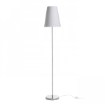 NYC/CONNY 25 podłogowa Polycotton biała/chrom 230V LED E27 15W R14074 Rendl light studio