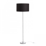 NYC/RON 40/25 podłogowa Polycotton czarna/chrom 230V LED E27 15W R14084 Rendl light studio
