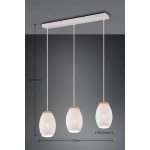 BIDAR – R31573031 excl. 3x E27 · max. 28W TRIO