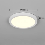 DRACO – R65891131 incl. 1x SMD, 18W · 1x 2300lm, 2300+3000+4000K TRIO