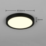 DRACO – R65891132 incl. 1x SMD, 18W · 1x 2300lm, 2300+3000+4000K TRIO