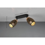 BIDAR – R81572080 excl. 2x E14 · max. 10W TRIO