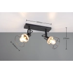 JEROME – R86232032 excl. 2x E27 · max. 10W TRIO