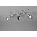 NANCY – R86263007 excl. 3x GU10 · max. 35W TRIO
