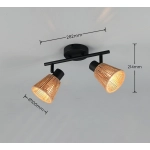 NATREL – R86492036 excl. 2x E14 · max. 10W TRIO