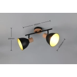 DELUME – R86672032 excl. 2x E27 · max. 40W TRIO