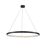 kinkiecik.pl Ring wisząca duża czarna 3000K LP-909/1P L BK Light Prestige