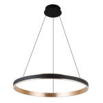 Lampa wisząca RIO 80 3-STEP DIMM 54W 3000K czarny złoty AZ5778 AZZARDO