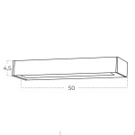 Kinkiet ROSVIK AZ5853 10W 4000K IP54 czarny AZZARDO