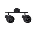 kinkiecik.pl Lampa sufitowa czarna REUS 2 LP-8069/2WS BK LIGHT PRESTIGE