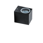Kinkiet Rimini 1 Square (black) AZ4267 GU10 1x Max 35W IP54 METAL AZZARDO