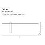 SABRE W0283 KINKIET MaxLight - zdjęcie dodatkowe 3