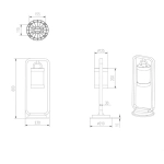 kinkiecik.pl Lampa stojąca SAMBESI – 504160124 excl. 1x E27 · max. 28W IP44 TRIO