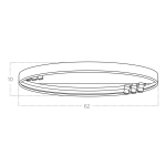 Lampa sufitowa SERAFINO TOP 60 3-STEP DIMM AZ5832 AZZARDO