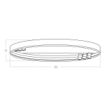 Lampa sufitowa SERAFINO TOP 80 3-STEP DIMM AZ5833 AZZARDO