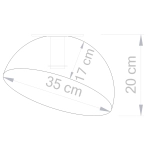 SFERA Plafon ZŁOTY 35 32478 SIGMA
