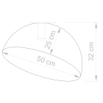 SFERA Plafon ZŁOTY 50 32477 SIGMA