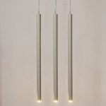 Lampa wisząca SOPEL 3 prosty szary beż 41452 Sigma