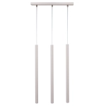 Lampa wisząca SOPEL 3 prosty szary beż 41452 Sigma - zdjęcie produktu