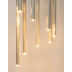 Lampa wisząca SOPEL 8 koło szary beż 41464 Sigma