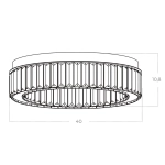 Plafon SPARK AZ5783 30W/3000K AZZARDO