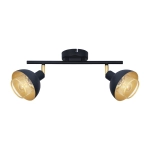 Listwa oświetleniowa Savio SPL-27357-2-BK-GD Italux