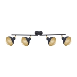 Listwa oświetleniowa Savio SPL-27357-4-BK-GD Italux
