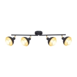 Listwa oświetleniowa Savio SPL-27357-4-BK-GD Italux