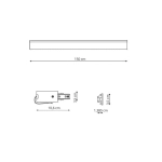 kinkiecik.pl Szynoprzewód 1F 1,5m czarny LP-571/150CM BK Light Prestige