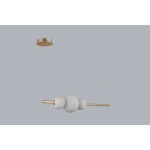 Lampa wisząca Sandra 3 DIMM (gold) AZ4427 AZZARDO