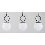 Lampa wisząca Sitro listwa 3xE14 czarna-biała 62564 ALFA